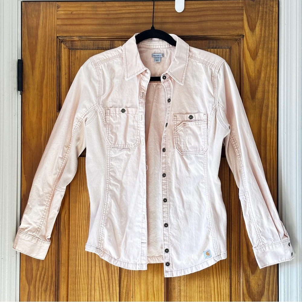 Carhartt Women’s Pale Pink Shirt, Size S (4/6)